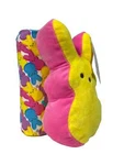 Peeps 9" Easter Bunny Stuffed Plush & Blanket Throw Set 50" 60 Yellow Pink 2025. Fixed Price $28.00.