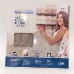 Therapedic Heated Silky Plush Throw Blanket, 50X60, With Overheat Protection. Fixed Price $25.24.