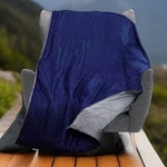 Quility Weighted Blue-grey Reversible Blanket King Size 86X92 25LB New W/ Tags. Fixed Price $45.00.