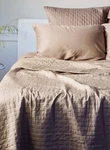 Bedvoyage Luxury Viscose From Bamboo Quilted Coverlet - Champagne Queen $260. Fixed Price $134.98.