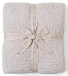 New! Barefoot Dreams Cozychic Throw - Stone 54X72 Msrp $158. Fixed Price $135.00.