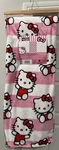 Hello Kitty Bows & Stripes Throw Blanket 50X70 Super Soft Fleece Nwt. Fixed Price $32.00.