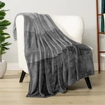 Pavilia Gray Ombre Fleece 50 X 60 Inches - Throw, Gradient Charcoal. Fixed Price $28.99.