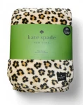 Kate Spade Plush Fleece Blanket Twin Queen King Leopard Cheetah Print Nwt. Fixed Price $53.99.