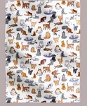 New Nwt Vera Bradley Cat's Life Cream Oversized Throw Blanket 66 X 94. Fixed Price $33.00.