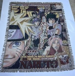 Naruto Shippuden Big Tapestry Anime Woven Throw Blanket Wall Art 5FTX6FT Gift. Fixed Price $44.99.