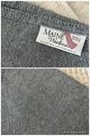 Maine Woolens Woven Cotton Blanket Full/queen Made Usa Brunswick Lightweight. Fixed Price $109.00.