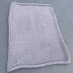 Donna Sharp Chunky Knit Throw Blanket 47 65 Gray Weighted Relaxing. Fixed Price $68.00.