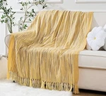 Battilo Decorative Blanket Yellow. Fixed Price $22.99.