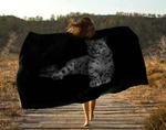 Snow Leopard Plush Blanket. Fixed Price $70.91.