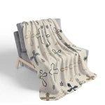 Sherpa Blanket - Cozy Fleece Throw Faith And Comfort. Fixed Price $50.00.
