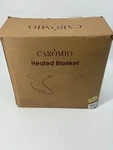 Caromio Heated Blanket Gray 72 X 84IN Model SQ-A23-B-NEW. Fixed Price $35.00.
