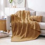 New Wrensonge 50 X70 Burnt Orange Weave Design Throw Blanket Soft Fluffy Warm. Fixed Price $22.99.