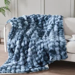 Serenhom 50X60 Inches Ultra-soft Fuzzy Faux Fur Plush Throw Blanket Thick, .... Fixed Price $55.96.