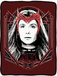 Marvel: Wandavision Scarlet Witch Chaos Magic Throw Blanket 45 X 60 Inch. Fixed Price $24.95.