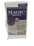 Levinsohn Magic Tailored Bedskirt Queen 14 Inch Drop Length White New. Fixed Price $12.49.