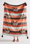 Anthropologie Richmond Throw Blanket Hand Tufted Animal Design Brown 50 X 60 Nwt. Fixed Price $89.00.