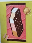 Room Essentials Neopolitan Ice Cream Sandwich Beach Towel 72 X 36 (6FT 3FT). Fixed Price $16.00.