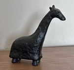 Modern Black Giraffe Sculpture Figurine Abstract Animal Statue Home Decor. Fixed Price $22.49.