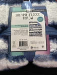 New Life Comfort Kids Sherpa Fleece Throw Blanket Super Soft 40X50 Blue/white. Fixed Price $39.99.