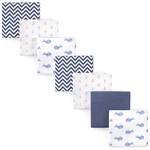 Hudson Baby Cotton Flannel Receiving Blankets Bundle, Blue Whale, One Size. Fixed Price $17.99.