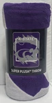Kansas State Wildcats 46" By 60" Dimensional Micro Raschel Throw Blanket - Ncaa. Fixed Price $24.99.
