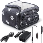 Datanly 12 Volt Heated Car Blanket 59 X 51 Inch Portable Electric With 3. Fixed Price $88.69.