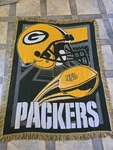 Green Bay Packers Nfl Northwest Company Made In Usa Throw Blanket. Fixed Price $29.50.