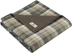 Woolrich Luxury Quilted Throw - Cabin Lifestyle, Patchwork With Moose Design .... Fixed Price $61.05.
