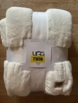 Ugg Novah Plush Throw Blanket 50" X 70 Bright White New With Tags. Fixed Price $80.74.