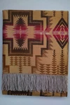 Pendleton Harding Star Bronze Wool Throw Blanket Fringed 62"X60" Nwt. Fixed Price $164.99.