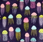 Jellyfish Purple Soft Plush Throw Blanket 5' X 6 -the Big One -new. Fixed Price $24.95.