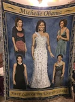 Michelle Obama Woven Tapestry Throw Blanket 53 X 73 New Rare First Lady Usa. Fixed Price $106.25.