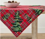 Pottery Barn Elliott Plaid Embroidered Table Throw 50 X Nwt Classic. Fixed Price $139.99.
