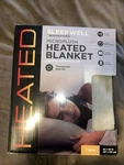 New Biddeford Twin Heated Blanket Microplush Digital Controller Gray. Fixed Price $30.00.