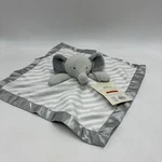 Cloud Island Gray White Striped Elephant Lovey Plush Baby Security Blanket Nwt. Fixed Price $34.95.