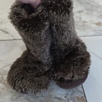 Restoration Hardware Girls Fur Trim Bootie Brown Us Size 3-7. Fixed Price $20.00.