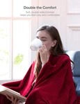 Sable BD038 Washable Electric Heated Blanket Throw 50"X60" (open Box) EPS20. Fixed Price $29.95.