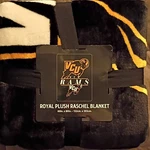 Northwest Vcu Rams Plush Raschel Blanket 60X80 Navy/gold/white Ncaa Licensed. Fixed Price $25.47.