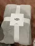Ugg - Novah Queen Blanket Gray Seal 96" X 92" New With Tags. Fixed Price $120.00.