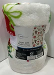 Mainstays Plush Throw Super Soft 50" X 60" Merry Christmas Deck The Halls Holida. Fixed Price $17.95.