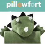 Pillowfort Dinosaur Plush 3 Dimensional Hooded Blanket With Faux Fur New. Fixed Price $20.00.