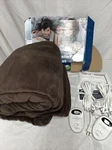 Westpoint Heated Fleece Blanket, 2 Controllers, New- Damaged Box. Unused. Brown. Fixed Price $33.00.