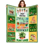 Spring Gardening Blanket Plant Lover Mom Women Birthday Gift 60X50 Inch. Fixed Price $31.91.