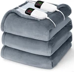 Heated Electric Blanket Queen Size - 84" X 90" Heating With Dual Control. Fixed Price $74.99.