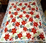 Red Poinsettia Throw Blanket Better Homes And Gardens 48" X 67" Christmas. Fixed Price $19.00.