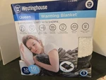 Westinghouse Heated Queen Blanket Dual Controller Silky Flannel Line Sherpa Read. Fixed Price $92.99.