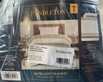 Pendleton Ultra Soft Plush Blanket Twin 66"X92". Fixed Price $50.00.