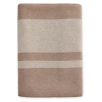 Sunbrella, Indoor Outdoor Throw Blanket, Veranda Stripe Driftwood, 50" X 70". Fixed Price $199.99.