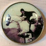 Fine Art Horse Snap Grey Hunter Jumper 18-20MM Some With Bubbles!! Gift!. Fixed Price $10.00.